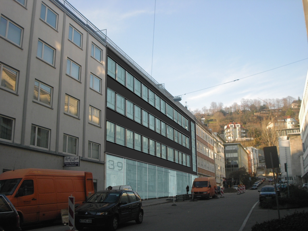 Schulungs- und Bürogebäude mit Apartments, Stuttgart-Mitte || Umbau + Modernisierung, SiGe-Koordination <br>Planung + Bauüberwachung