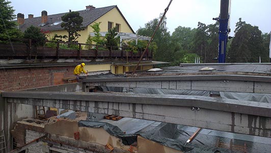Werkstattgebäude, Rastatt || Umbau und Erweiterung, Planung und Bauüberwachung