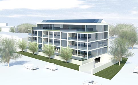 Mehrfamilienhaus, Karlsruhe-Durlach || Neubau  <br>Konzeptstudie zur Projektentwicklung
