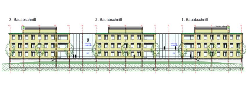 Produktionsgebäude || Für ein Mittelständisches Unternehmen soll auf dem angrenzenden Grundstück die Erweiterung der bestehenden Firmengebäude geplant werden.